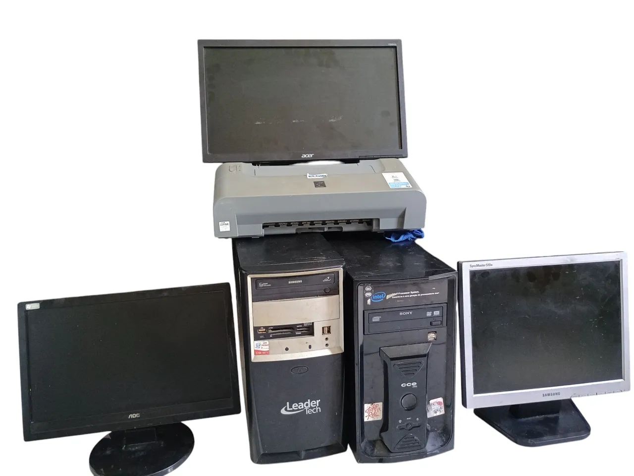 CPU, monitor, impressora, tudo pra peça ou conserto!