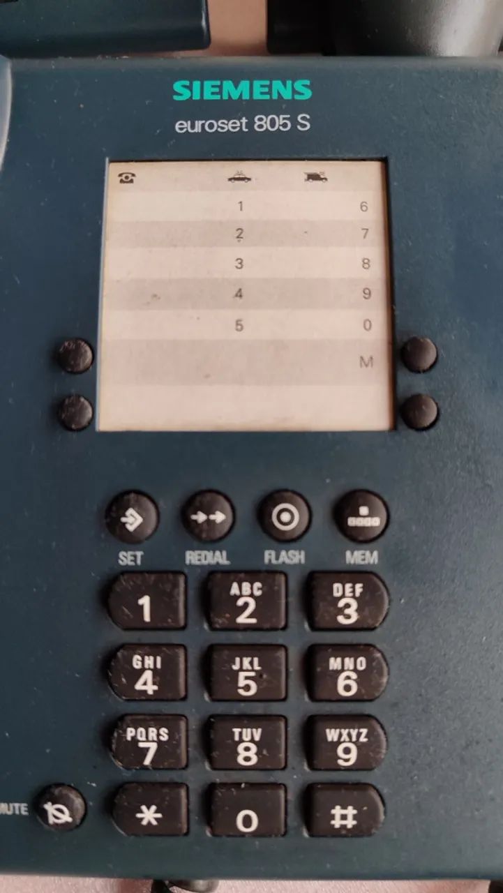 3 Telefones Siemens Euroset Line 805 S - Conjunto Completo | Ótimo Estado - Foto 3