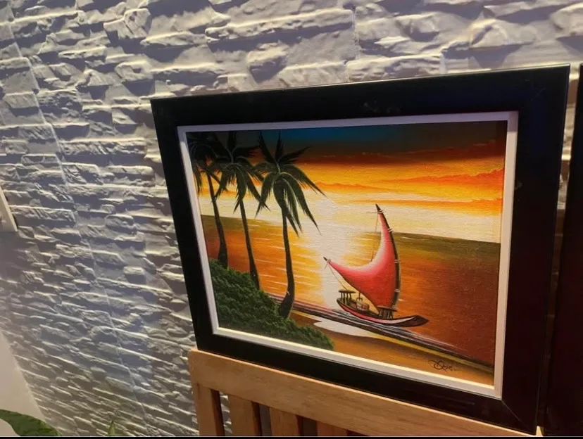 Quadros decorativos - Paisagem e Gato - Foto 3