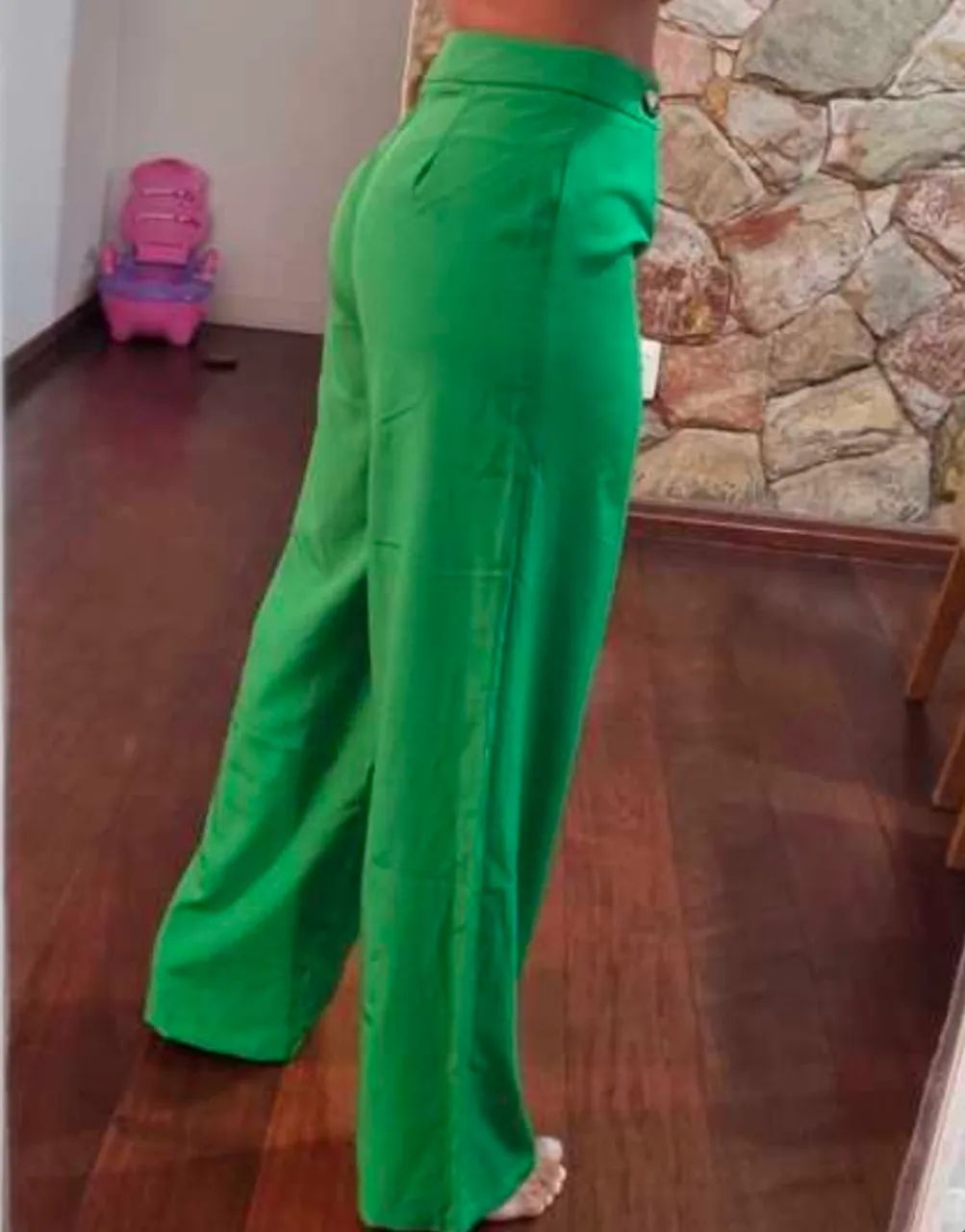Calça Alfaiataria Verde - Foto 2
