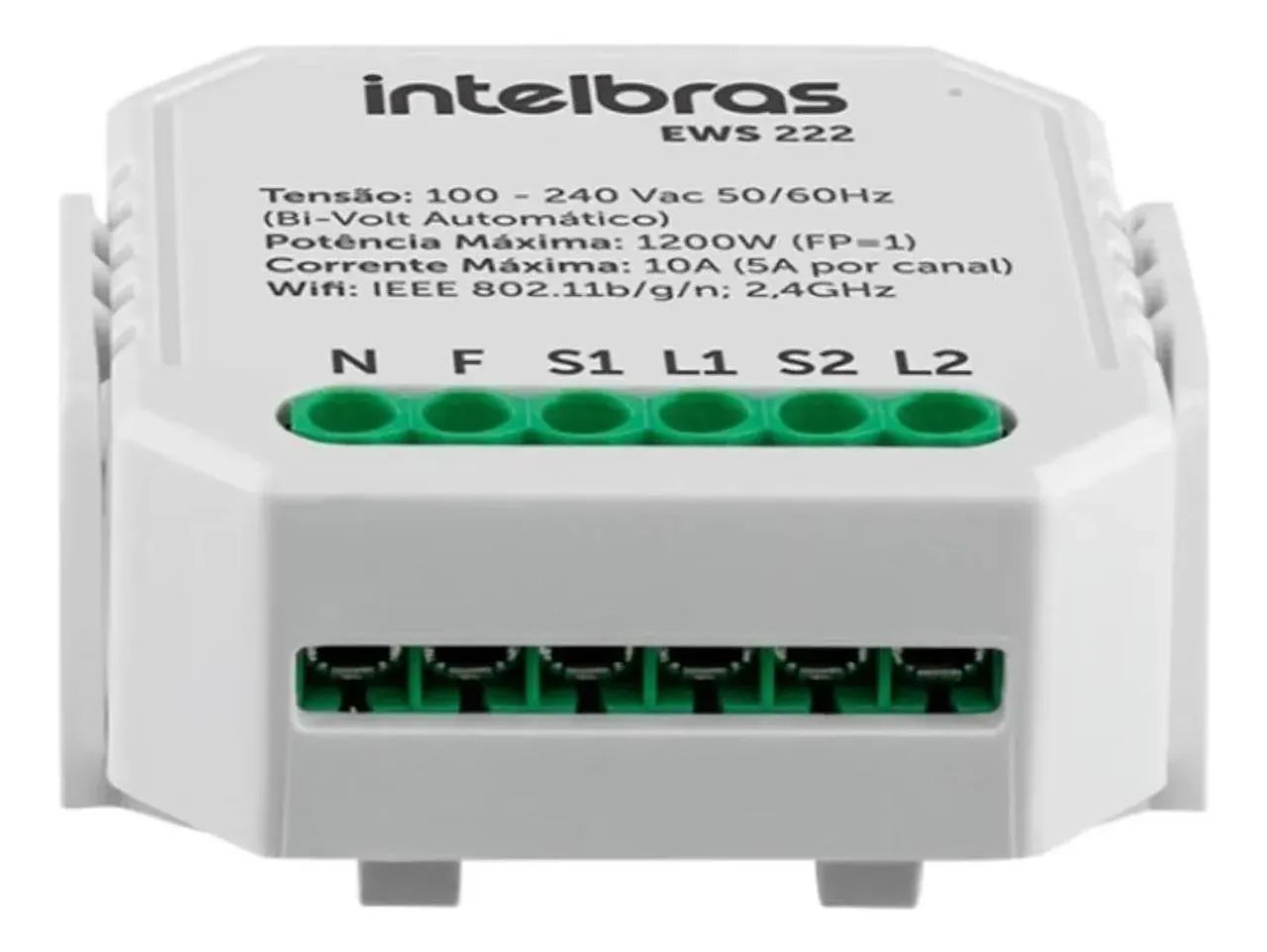 Interruptor Controlador De Cargas 2/2 Intelbras Ews 222 - Foto 2