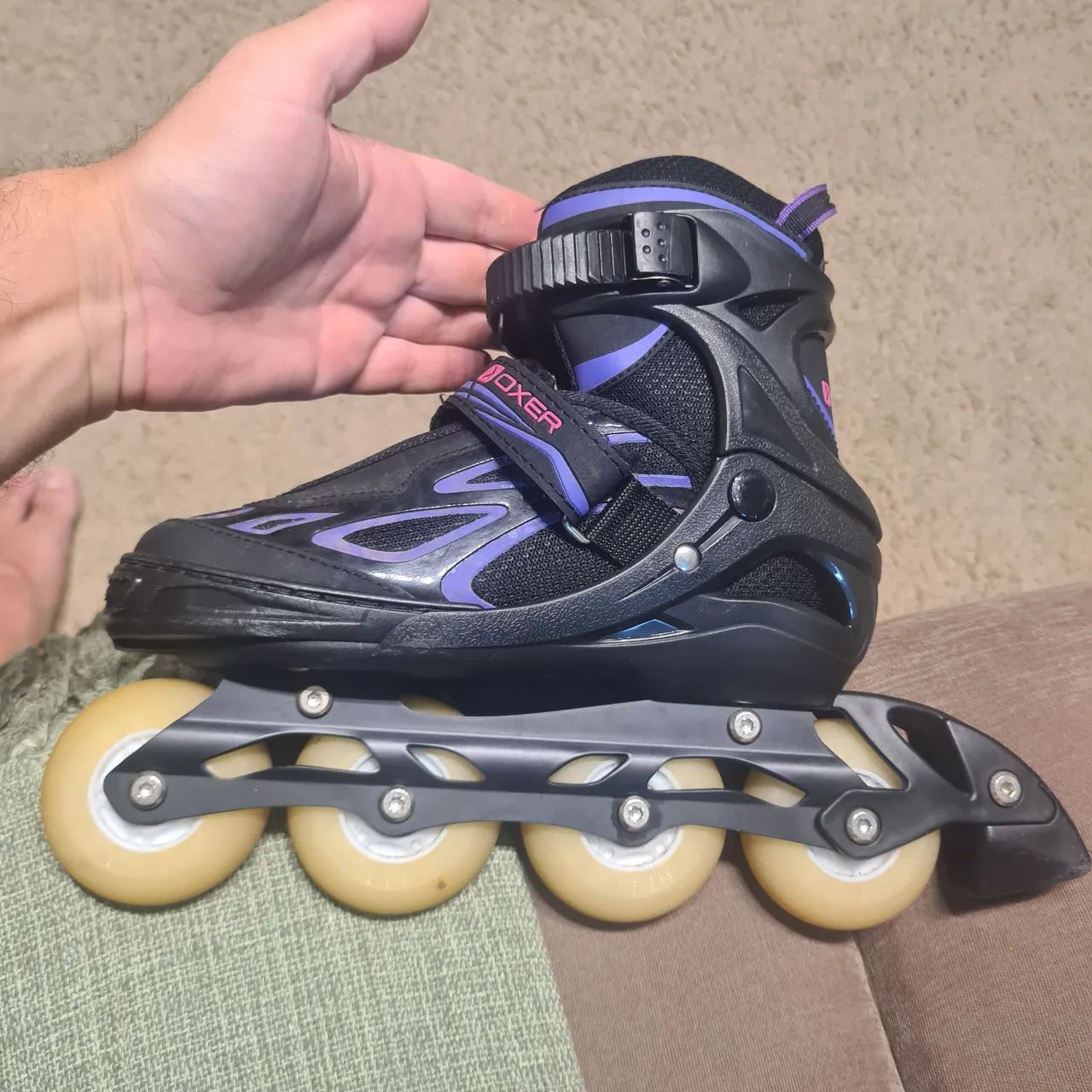 Patins Inline Oxer ajustável 33 ao 36 - Foto 5