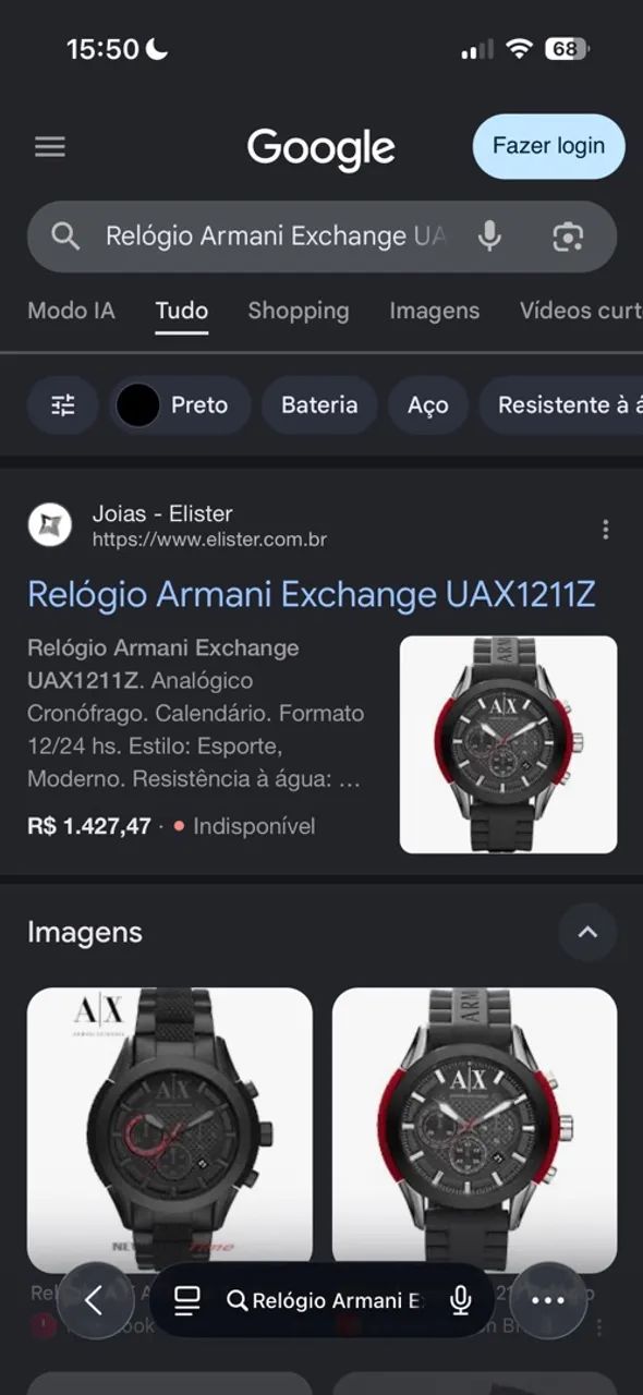 Relógio AX  - Foto 2