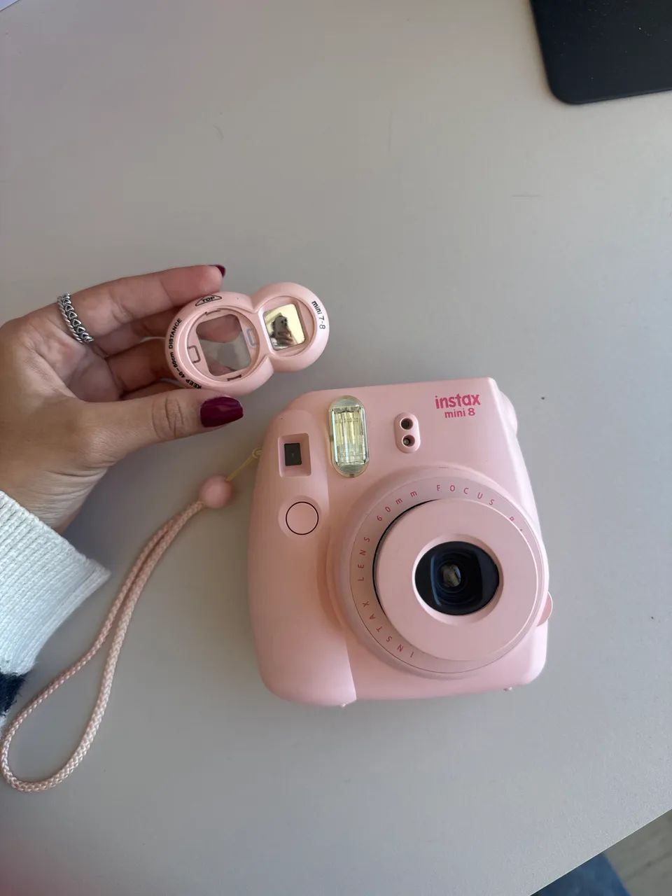 Câmera instax mini 8 rosa