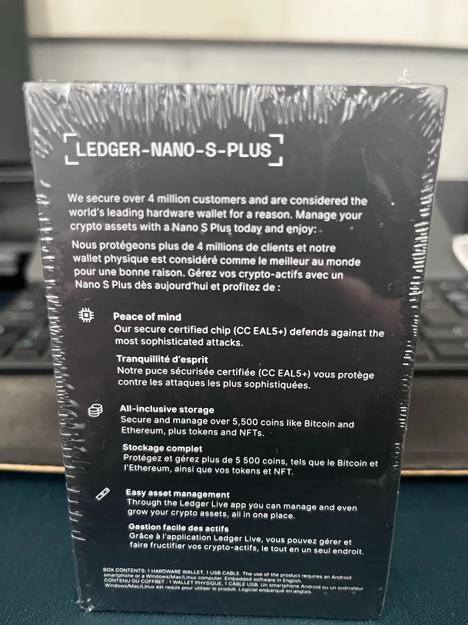 Ledger Nano S Plus Lacrada No Plástico carteira cripto  - Foto 3