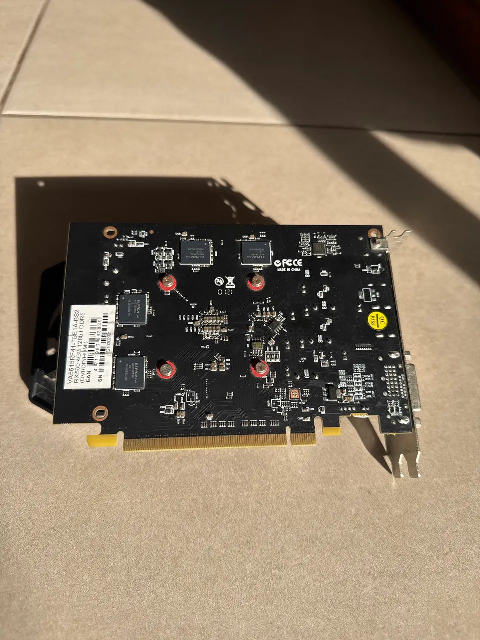 Placa de Vídeo AMD RX560 - 4GB GDDR5 (pouco usado - sem caixa original) - Foto 2