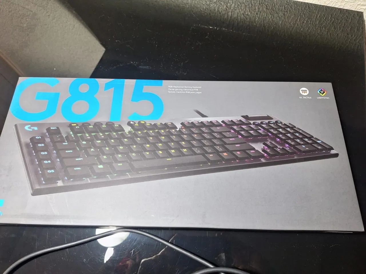 Teclado gamer logitech g815 rgb lightsync - Foto 4