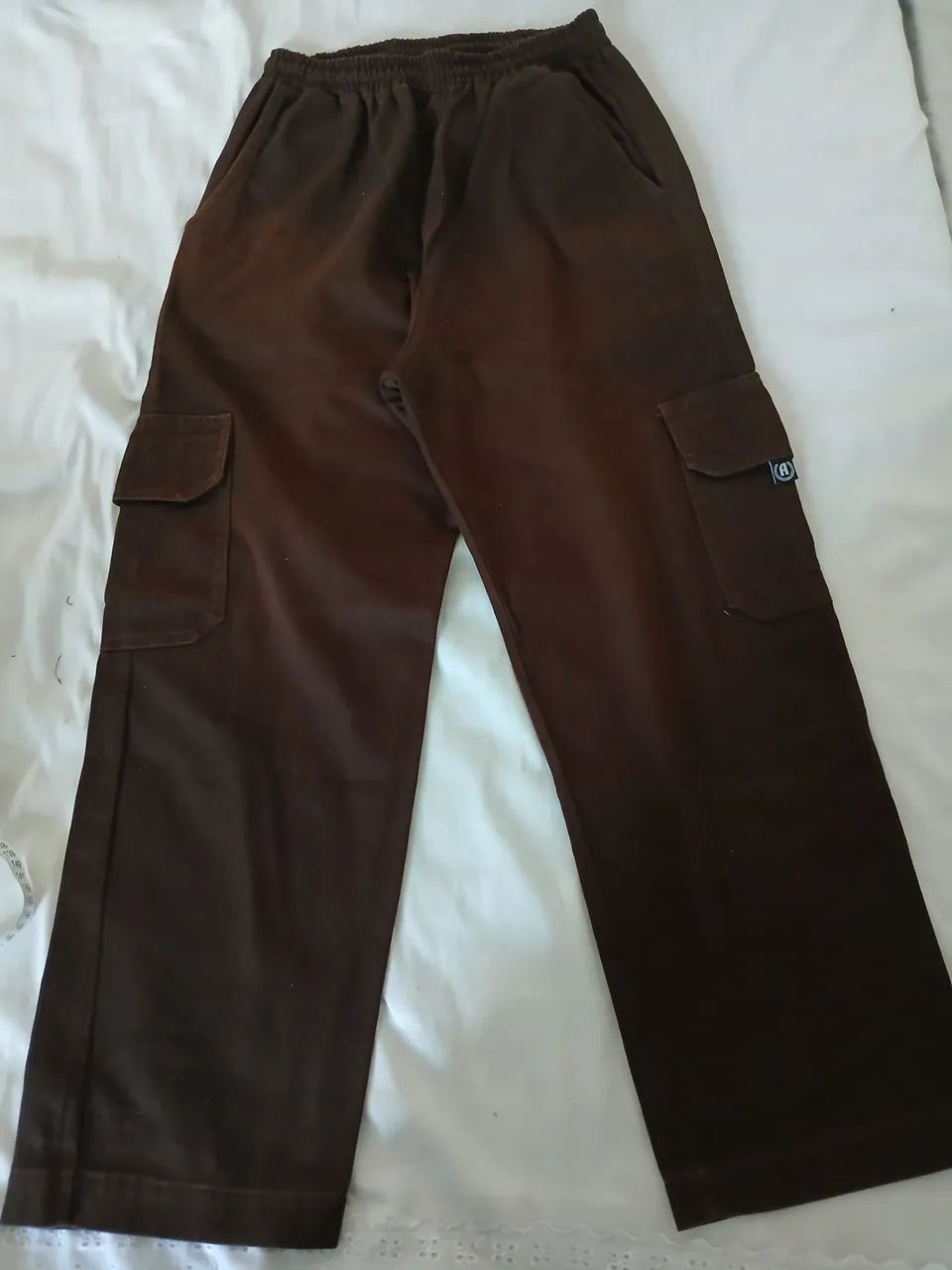 Calça Marrom tamanho M - Foto 3