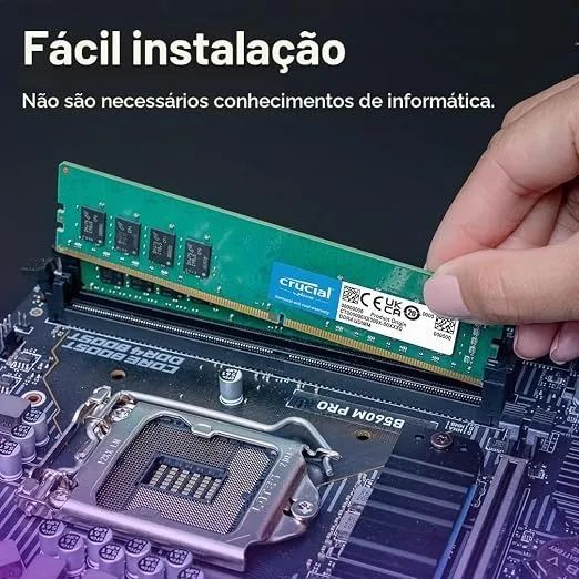 Memória RAM Crucial 32GB (2x 16GB) Ddr4 - 3200MHz - Memória RAM
