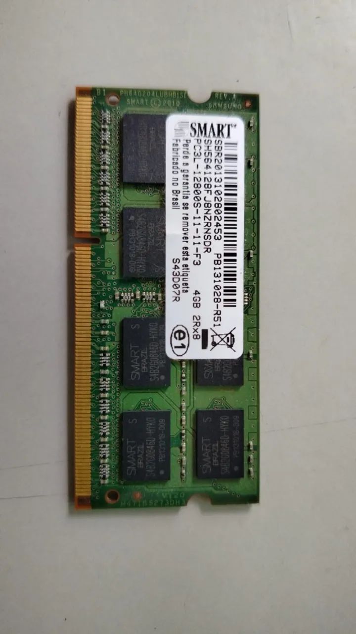 Memória Ram Notebook DDR3 4Gb - Smart - Foto 2