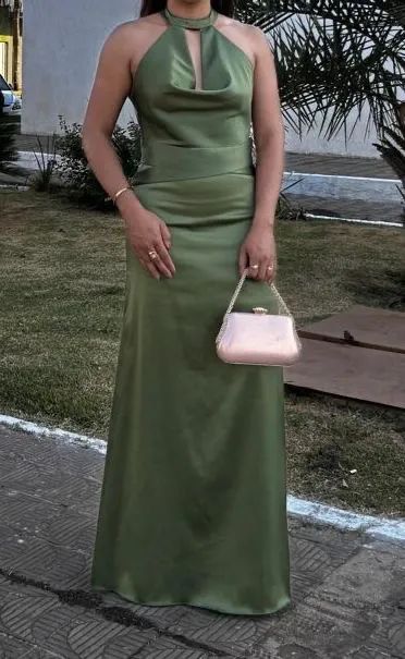 Vestido verde oliva 