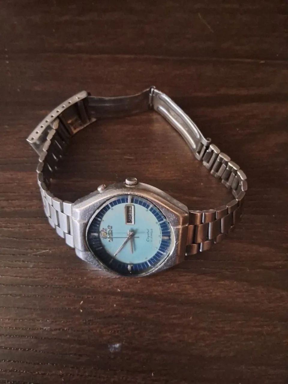 Relógio automatico masculino Orient Crystal - Foto 3