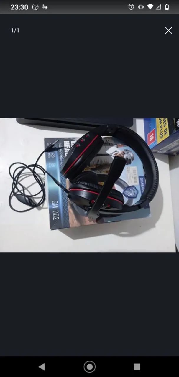 Fone Headset compatível PS4 (Entrega).