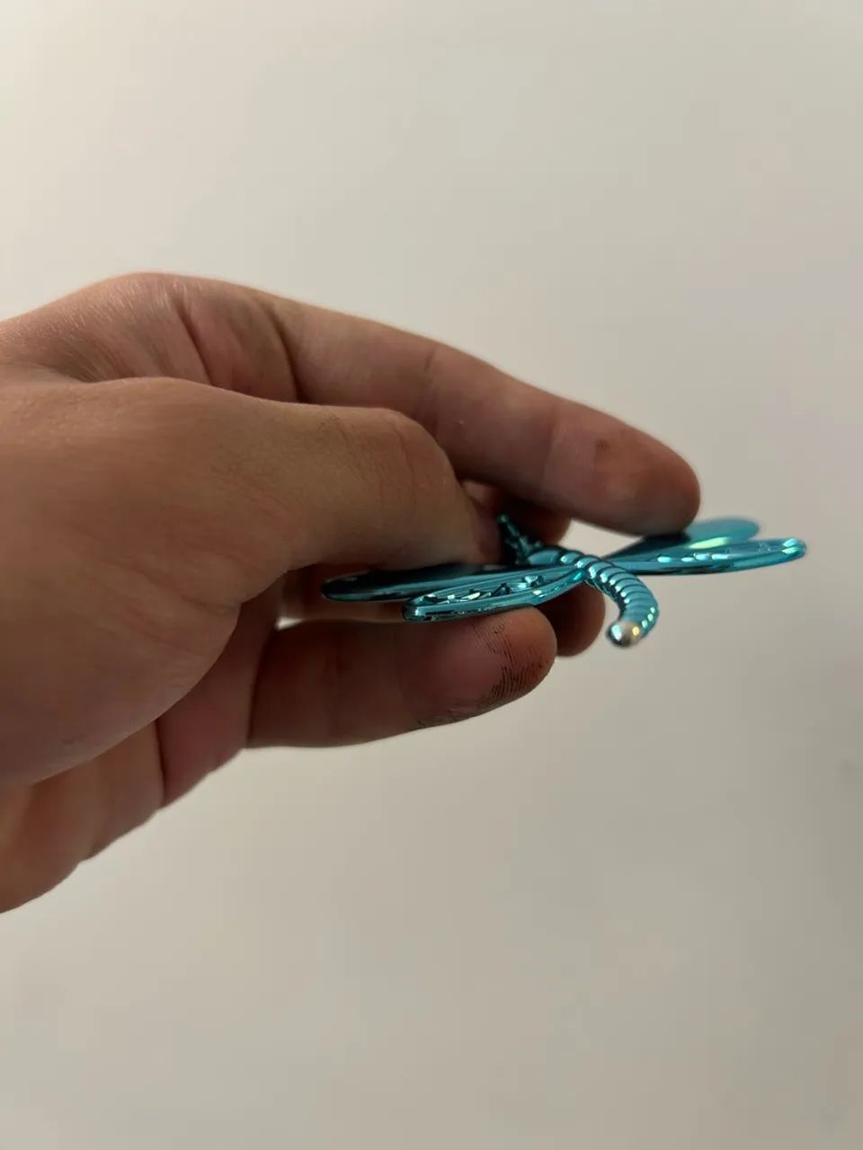 pingente swarovski libélula azul - Foto 3