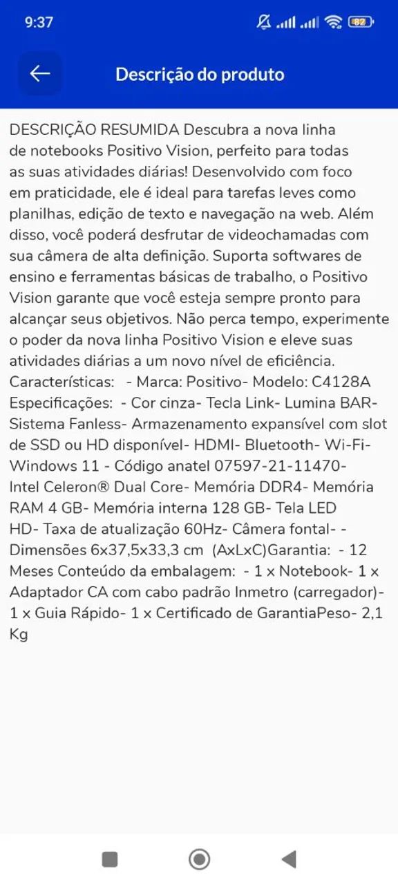 Notebook Positivo Vision C14 - Foto 4
