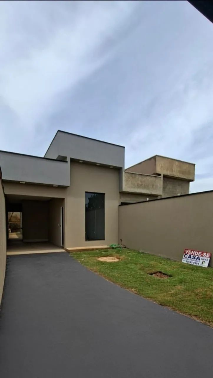 Casa nova, 2 quartos em Nerópolis, setor Nova cidade. 2 ruas da Av JK.  - Foto 2