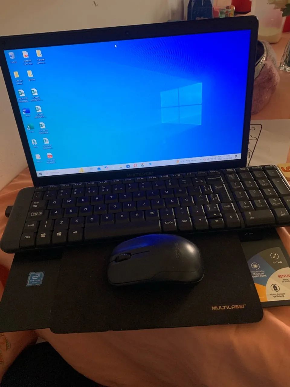 Título: Notebook Multilaser Quad Core Pentium 4GB (Algumas teclas falhando) - Foto 5