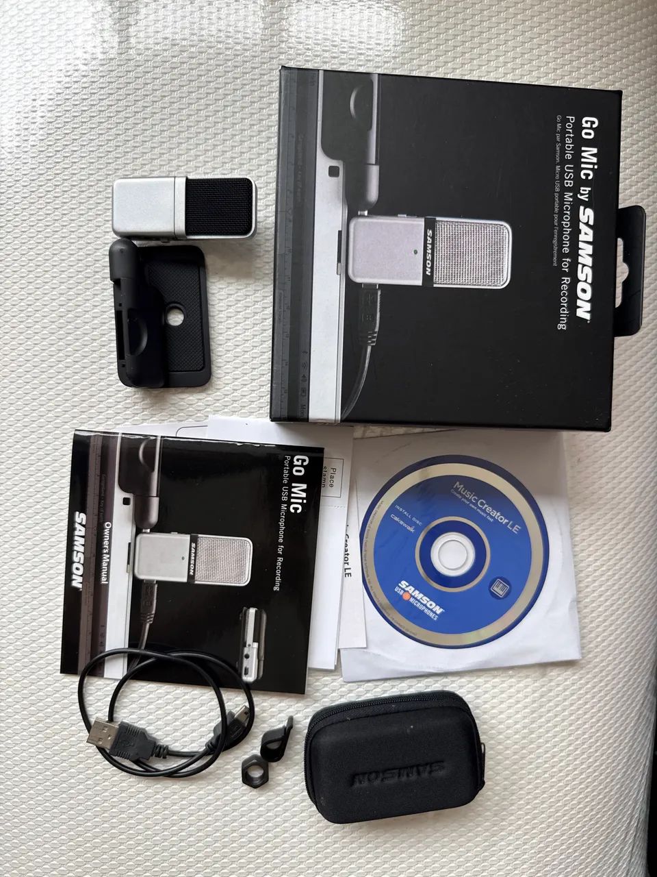 Microfone USB Samson Go Mic Portátil | Completo com Case | Estado de Novo - Foto 2