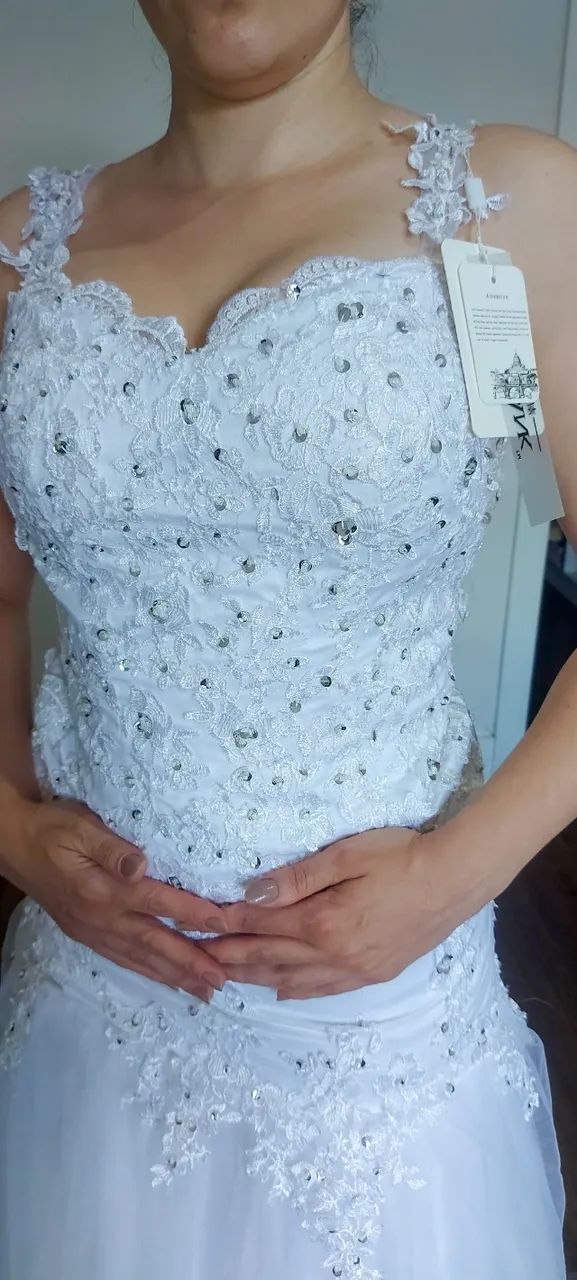 VESTIDO DE NOIVA NUNCA USADO  - Foto 2