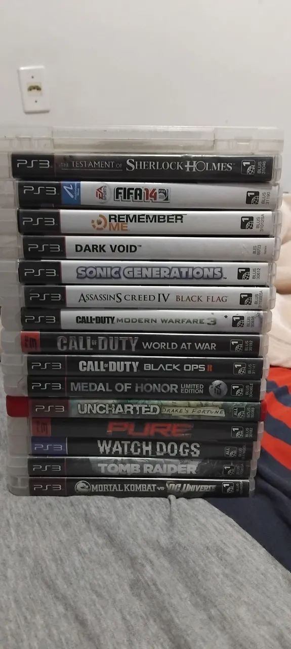 Jogos PS3 Originais - Caixa + Manual preço negociável 