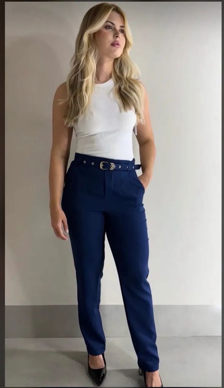 Calça alfaiataria feminina  - Foto 4