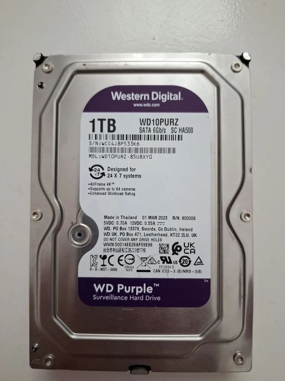 Hd 1tb Purple dvr cftv cpu  - Foto 4