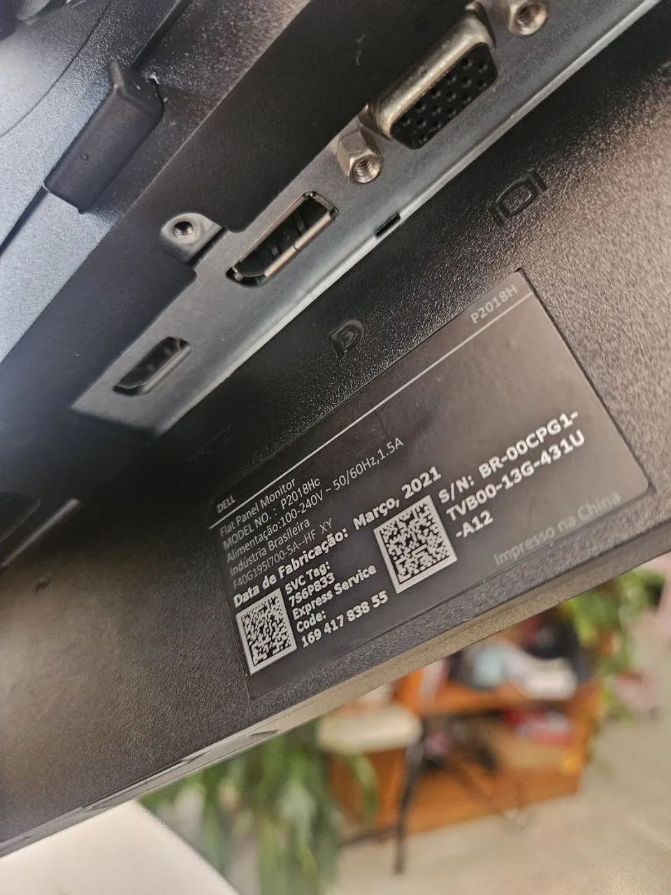Monitor Dell P2018H 19,5" IPS LED - Excelente Estado - Foto 3