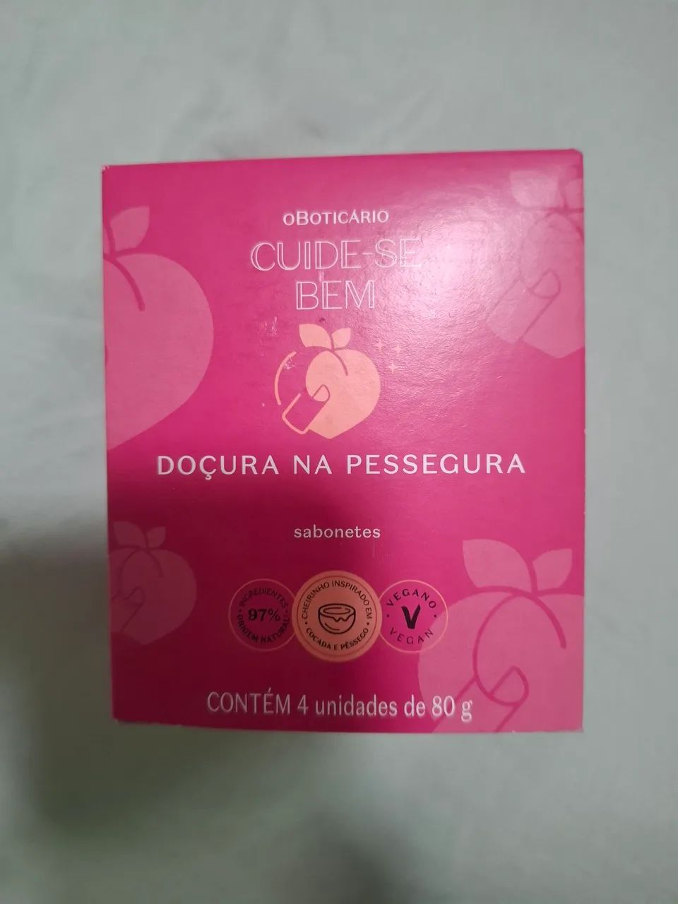 Caixa sabonete boticário 