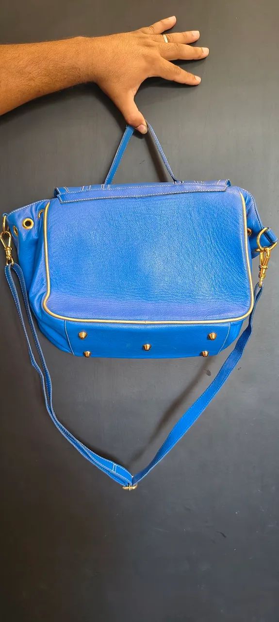 bolsa de couro carmen steffens - Foto 4