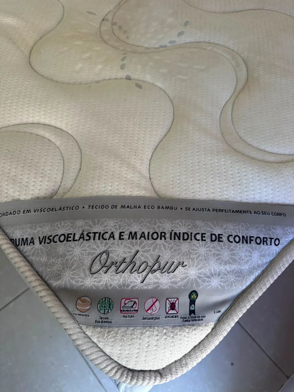 Cama box com colchão ortobom  - Foto 3