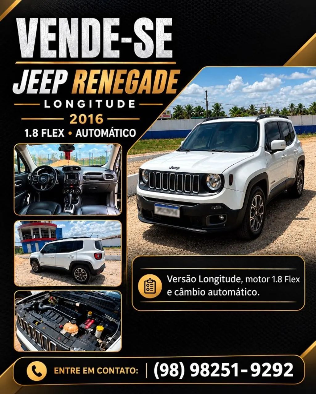 Jeep Renegade 1.8 4X2 FLEX 16V AUT. 2016