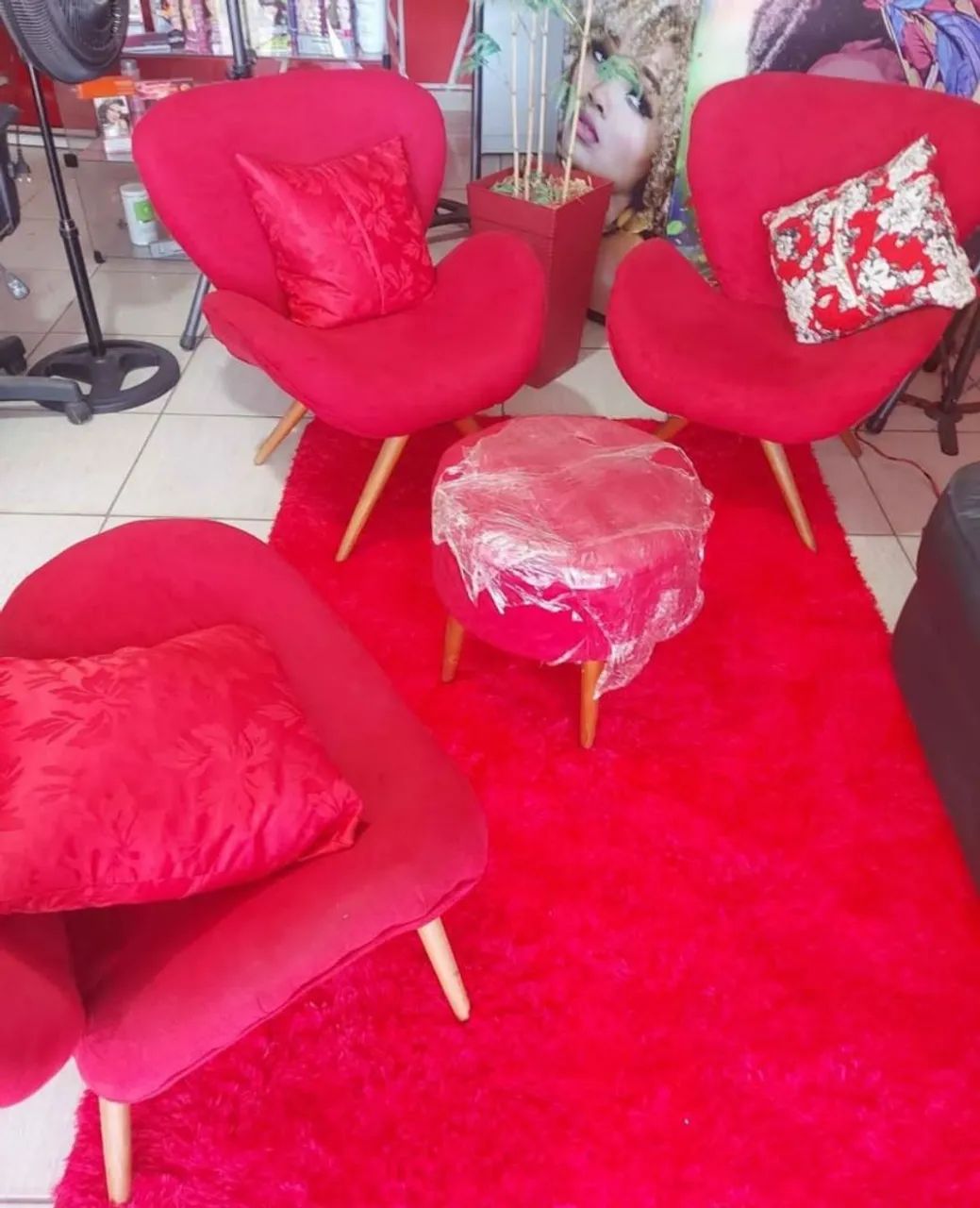 Poltronas vermelho  - Foto 3