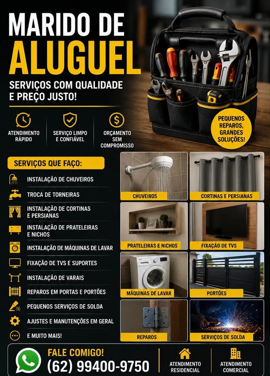 Marido de Aluguel | Goiânia e Região