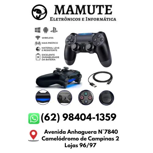 Controle Sem Fio Wireless Ps4 Compatível Com Computador Notebook Celular