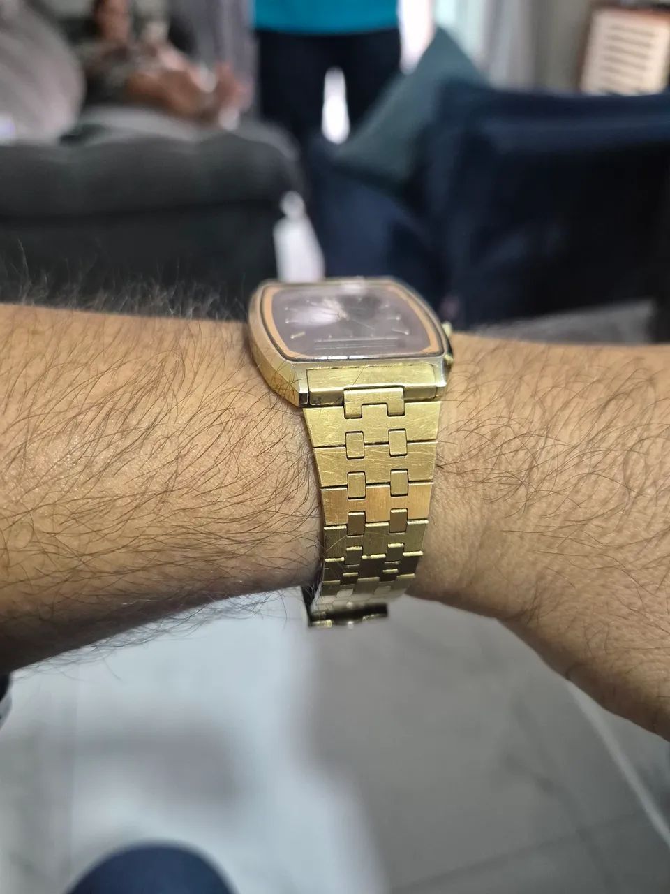 Relógio CITIZEN ALARM CHRONOGRAPH DOURADO - FUNCIONA PERFEITAMENTE