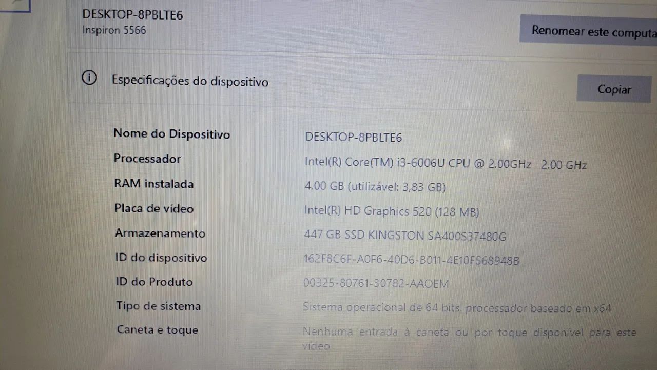 Notebook Dell Inspirion core i3 - Foto 2