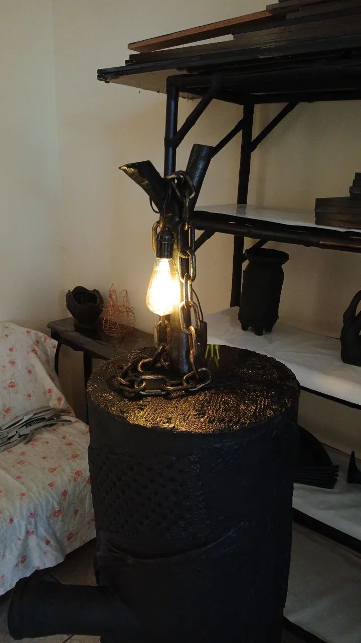 Luminária decorativa - tanque combustível  - Foto 5