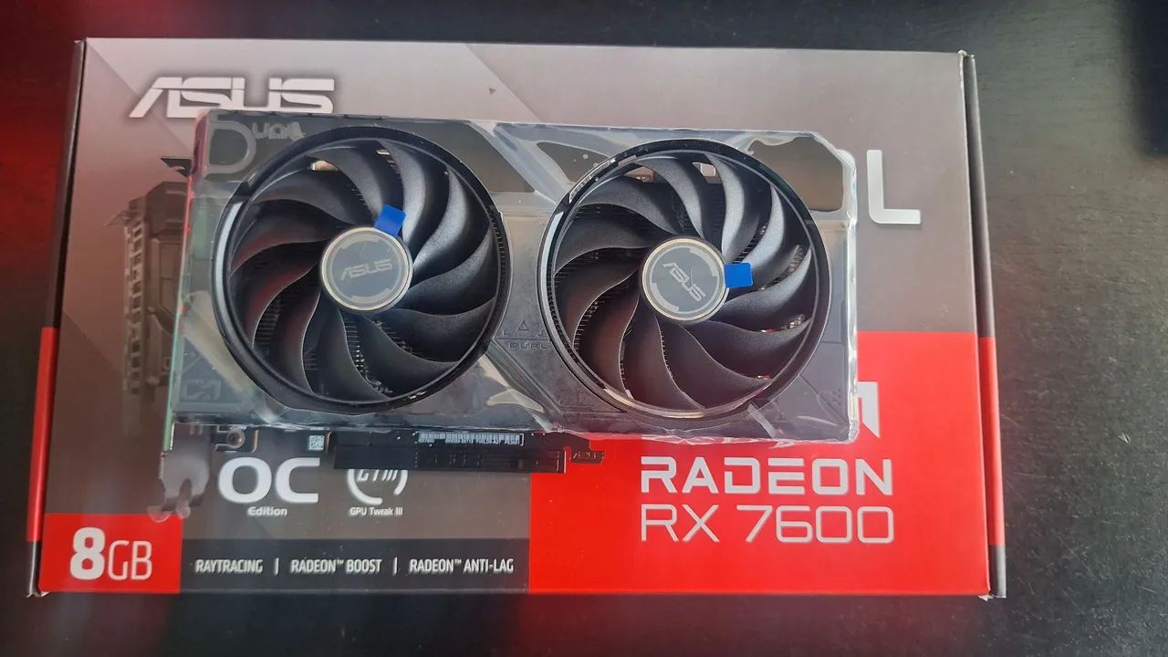 RX 7600 Asus Dual Evo OC - 8GB - Foto 2