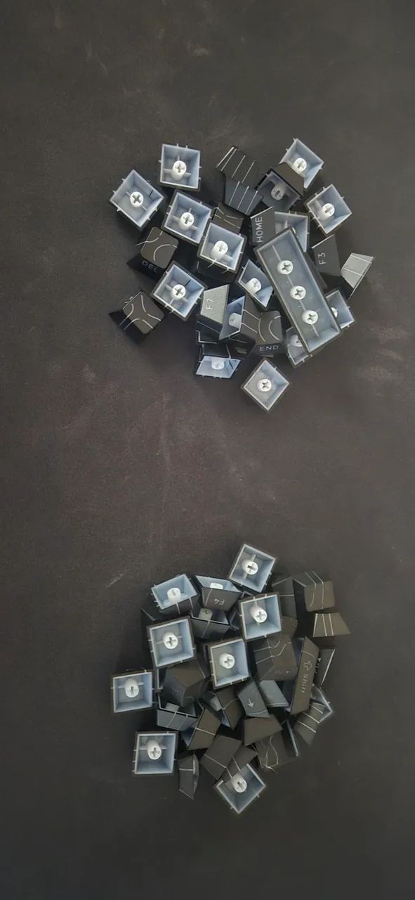 Keycaps topográficas Brancas  - Foto 3