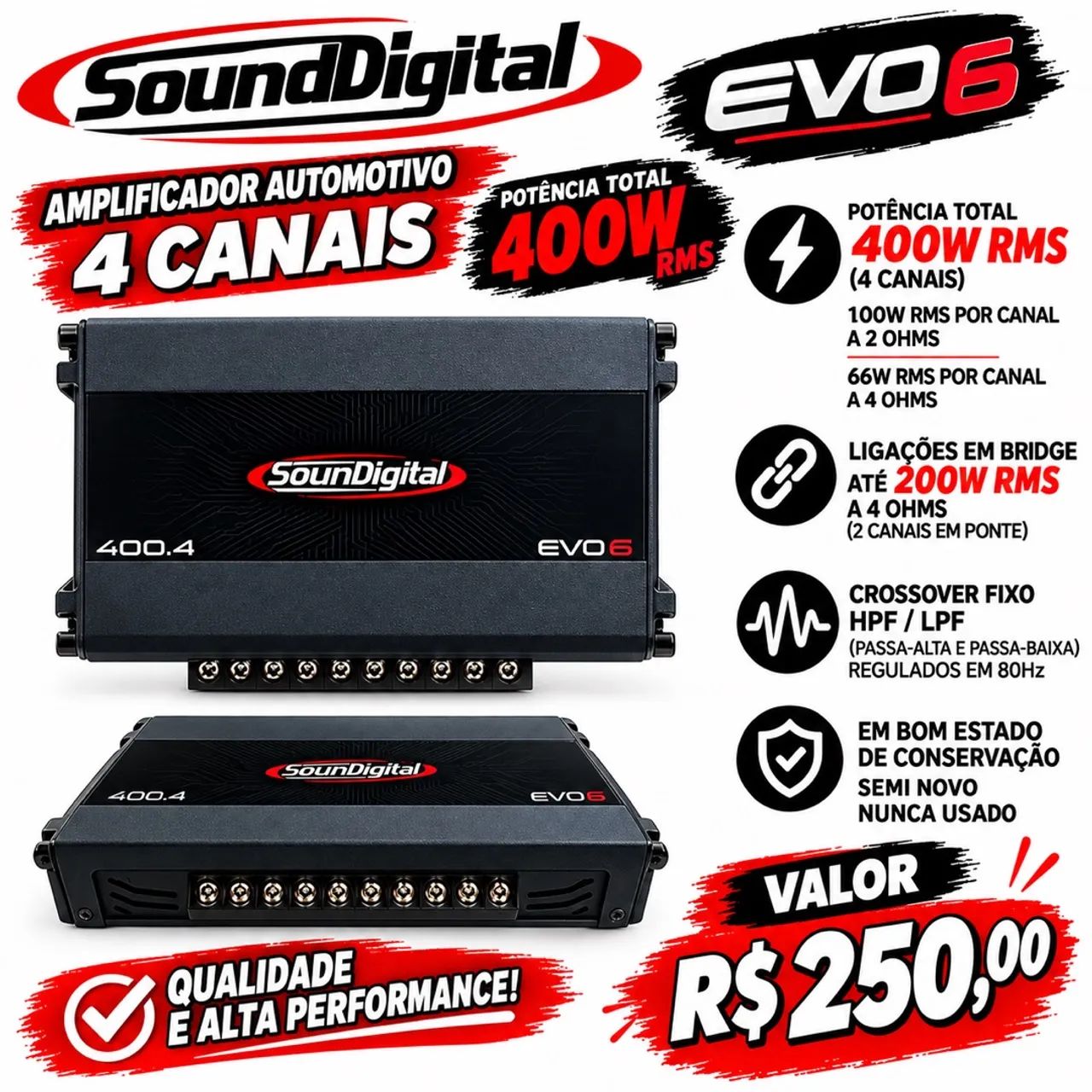Amplificador de som 