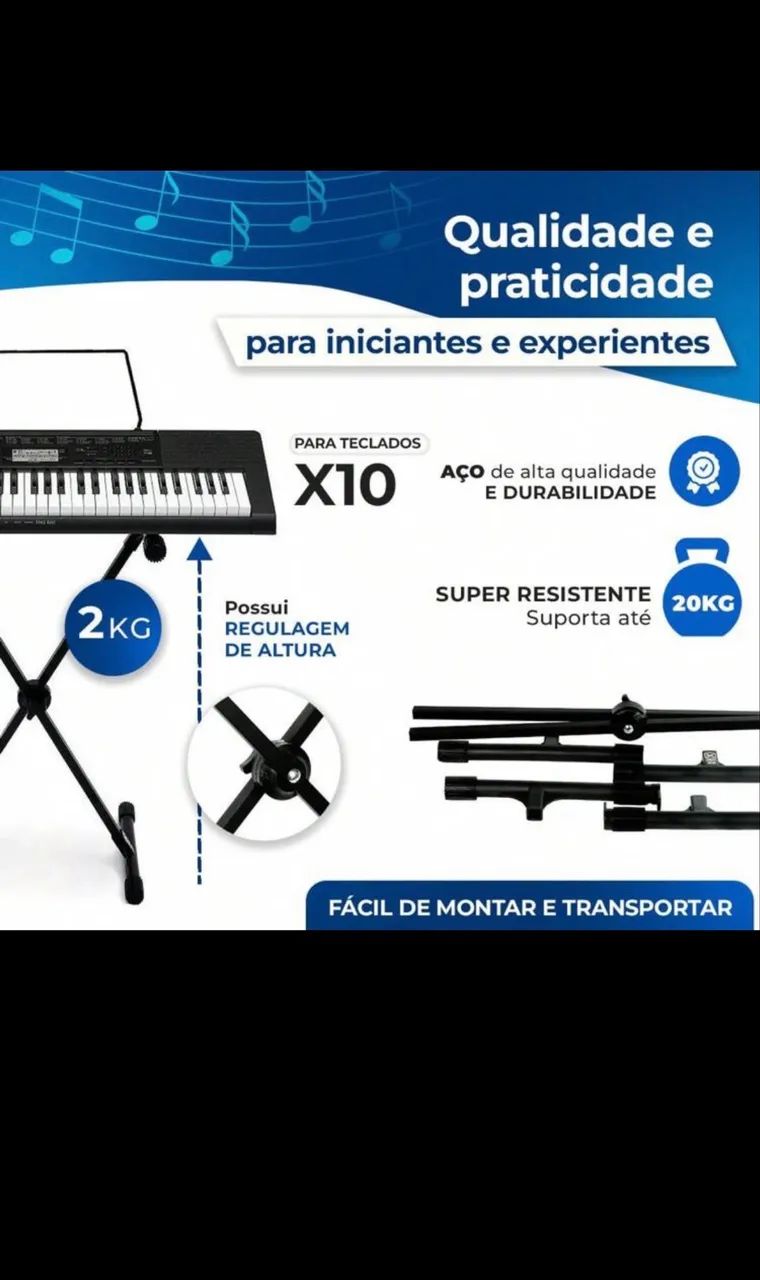 Suporte para teclado - Foto 4