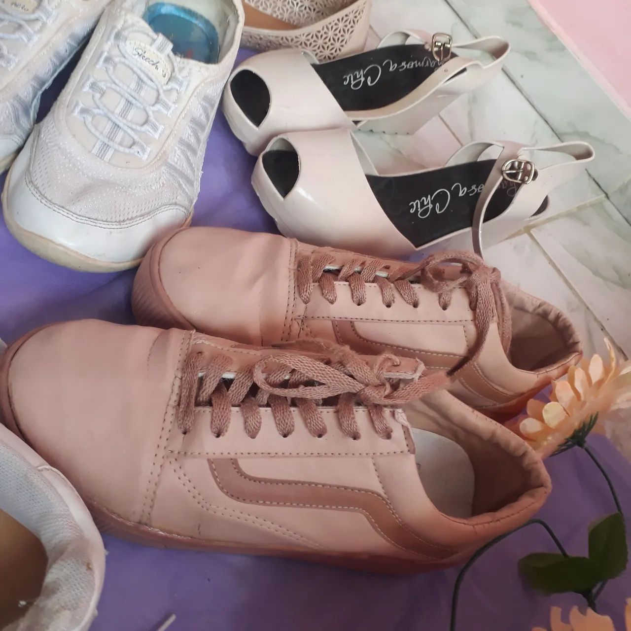 Desapego vendo esses tenis papatenis e sapatilhas Baixei de preço  tenis de qualidades  - Foto 3