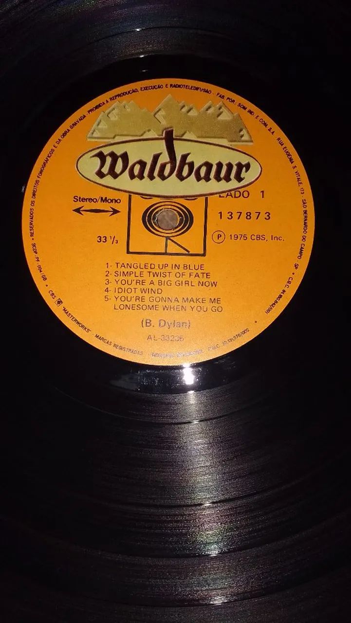 LP Blood on the tracks (1975) - Bob Dylan  - Foto 4