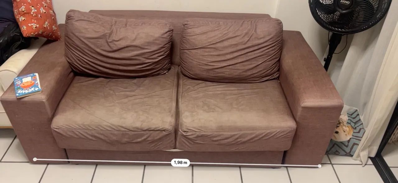 VENDO SOFÁ USADO - R$ 400,00 - Foto 2