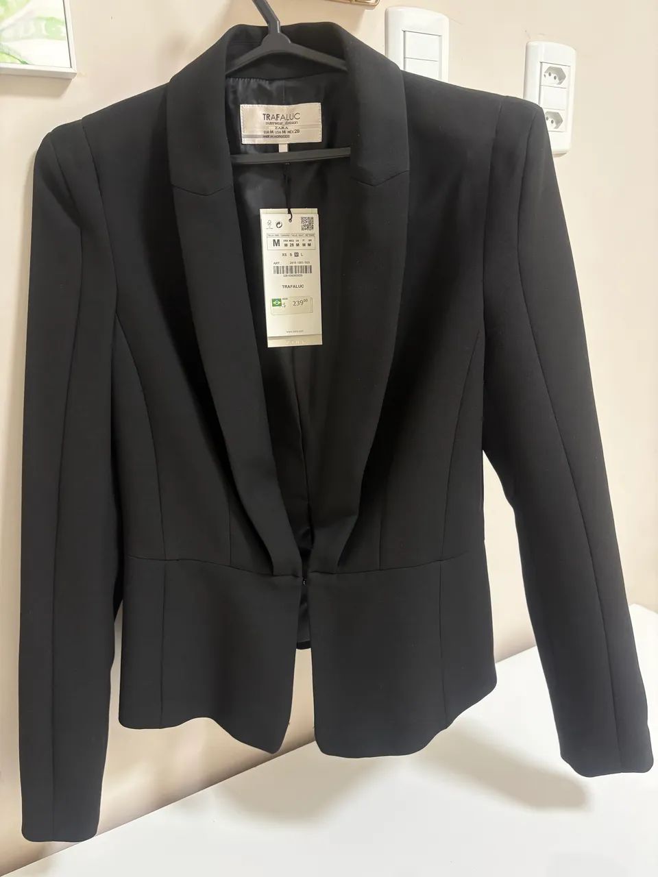 Blazer ZARA Trafaluc tam M cor preta 