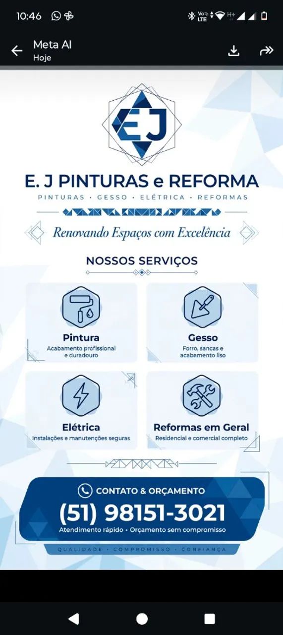 Pinturas e reformas 