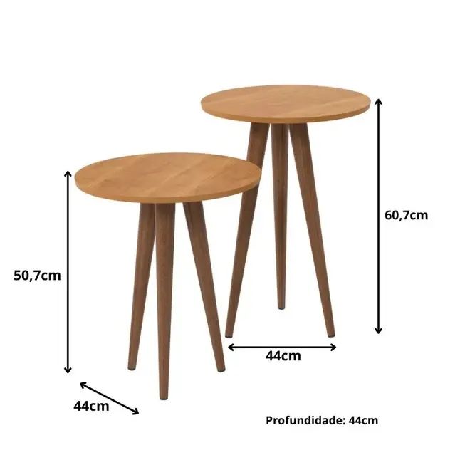 Conjunto de Mesas Laterais