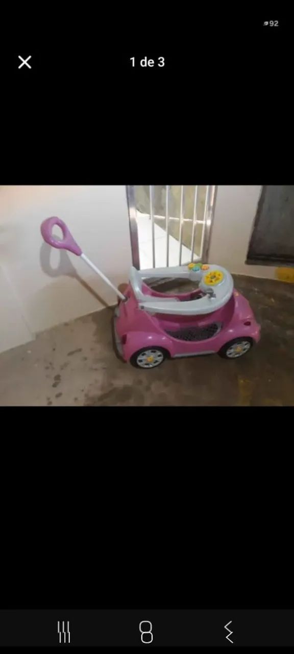 carrinho calecitas
