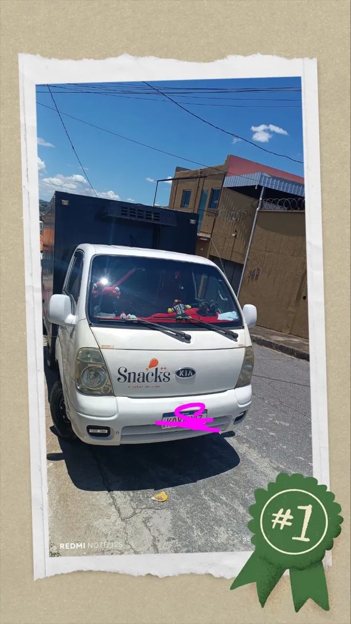 KIA BONGO BAÚ REFRIGERADO. ANO 2012.  - Foto 3