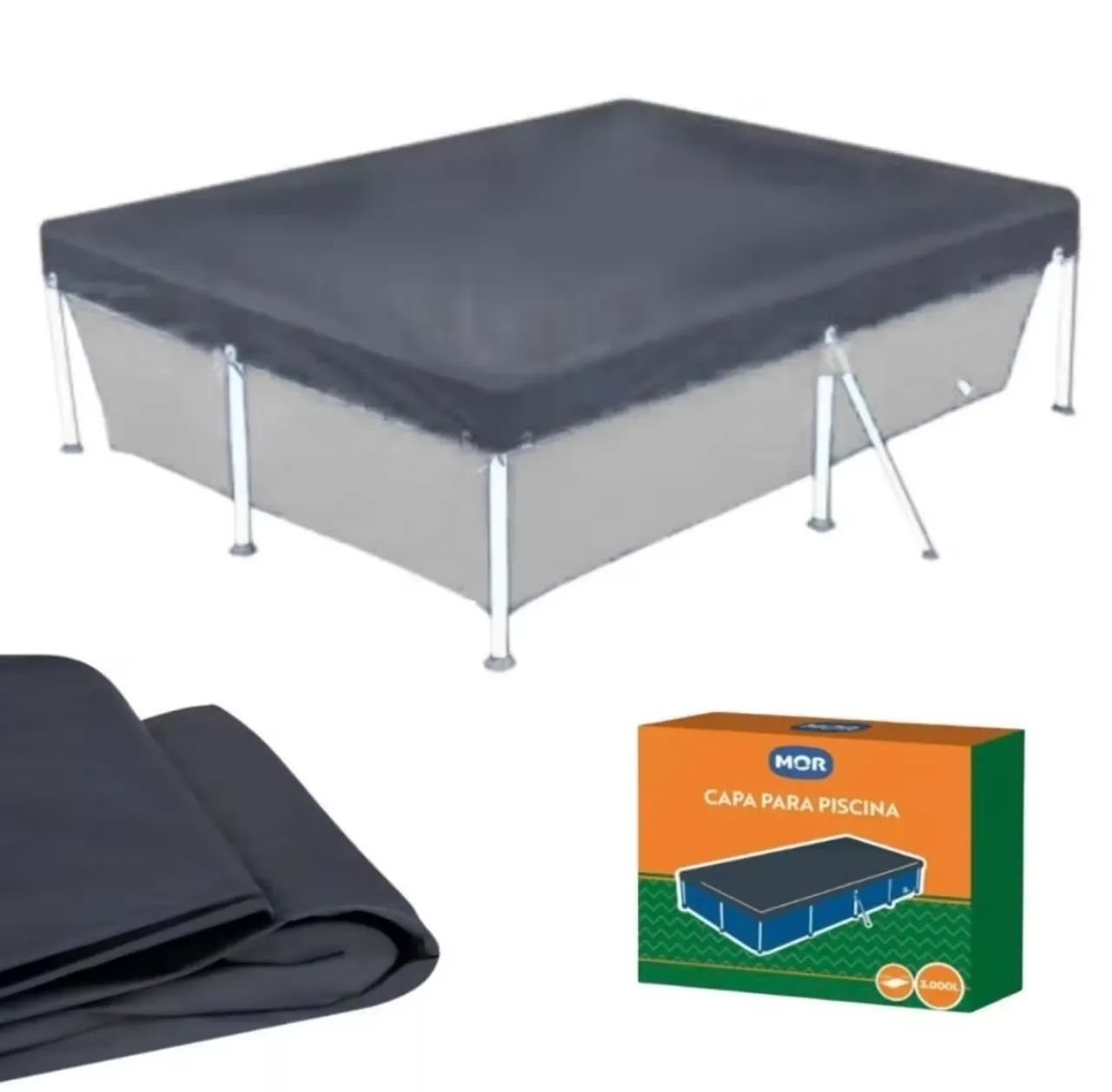 Capa para Piscina Retangular 3000 Litros MOR - Proteção e Qualidade - Foto 3